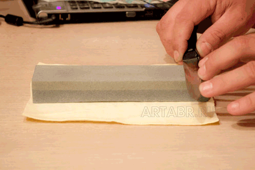 Как установить угол заточки ножа на точилке